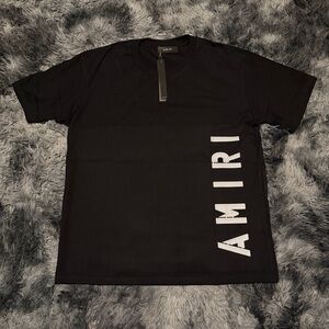AMIRI Black and White Logo T-Shirt